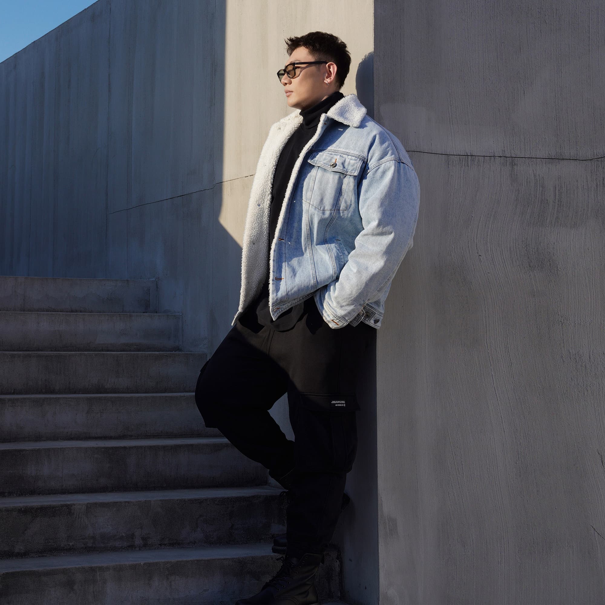 Джинсовая куртка мужская BD.POWER UP+ синяя