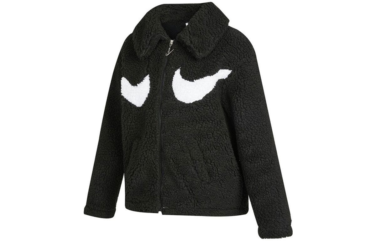 Nike Swoosh Women'ss Full Zip Jacket Asia Sizing Black/White