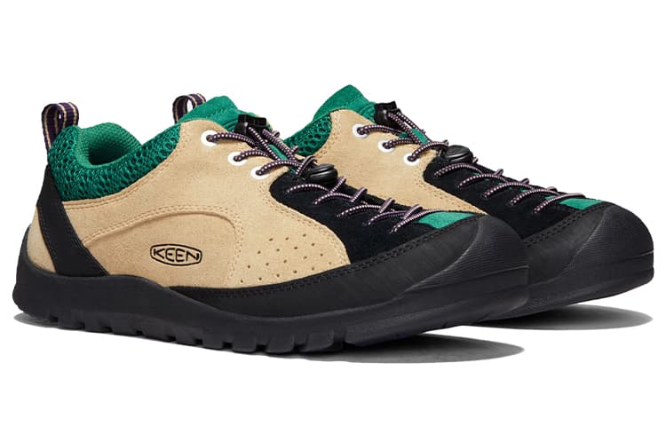 KEEN JASPER ROCKS SP устойчивые к истиранию дышащие низкие походные туфли мужские цвета хаки, зеленые