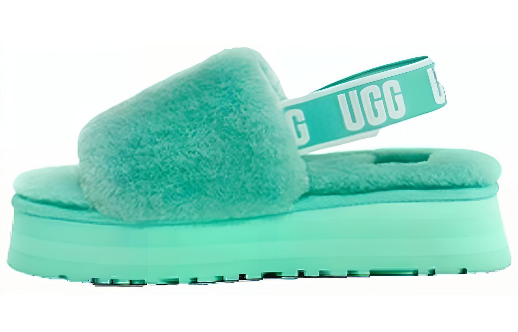 UGG DISCO Slide Stylish Sandal Women's Green