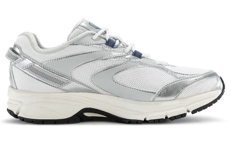 Saucony Cohesion 2K амортизирующие, противоскользящие, износостойкие, дышащие, повседневные кроссовки с низким верхом, унисекс, белый, серебристый