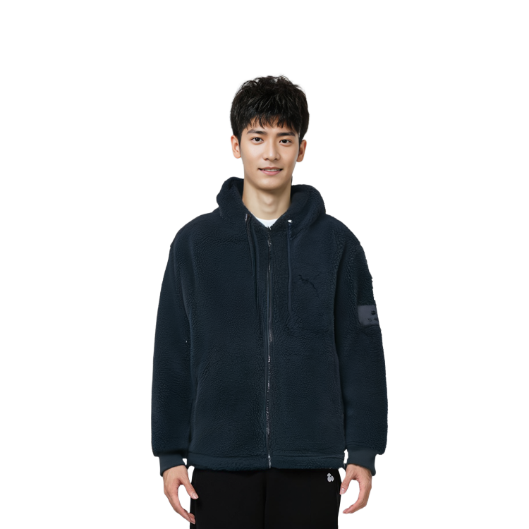 PUMA Повседневные бархатные куртки мужские черные