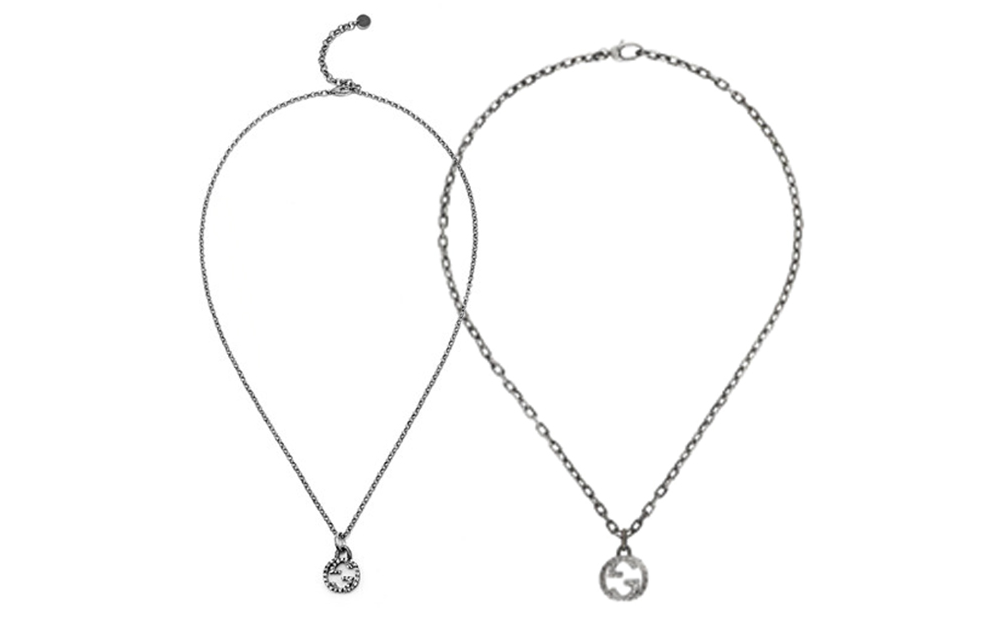 Ожерелья GUCCI из стерлингового серебра 925 пробы унисекс