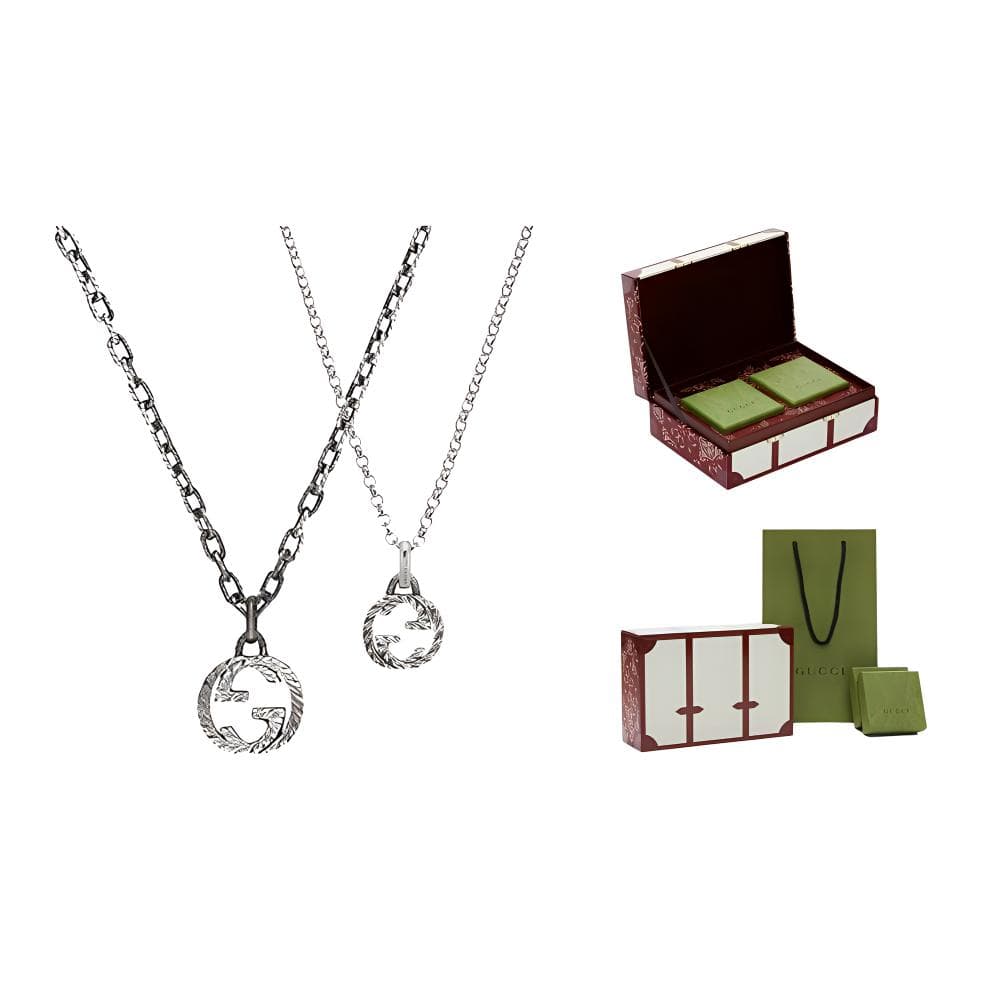 Ожерелья GUCCI из стерлингового серебра 925 пробы унисекс