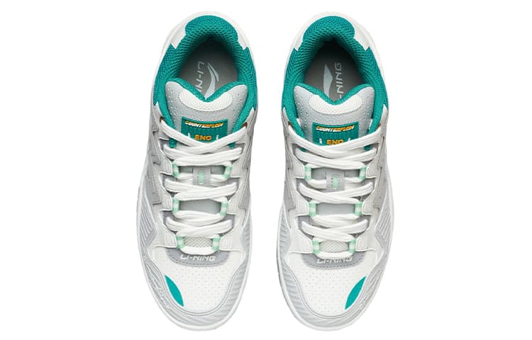 Противоскользящие и износостойкие легкие кроссовки для скейтборда с низким верхом LiNing CF Tracing The One, зеленые