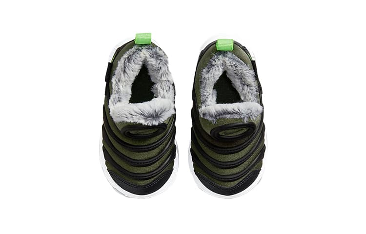 Спортивная повседневная обувь с низким берцем Nike Dynamo Free Черный Зеленый Серебристый для младенцев и малышей