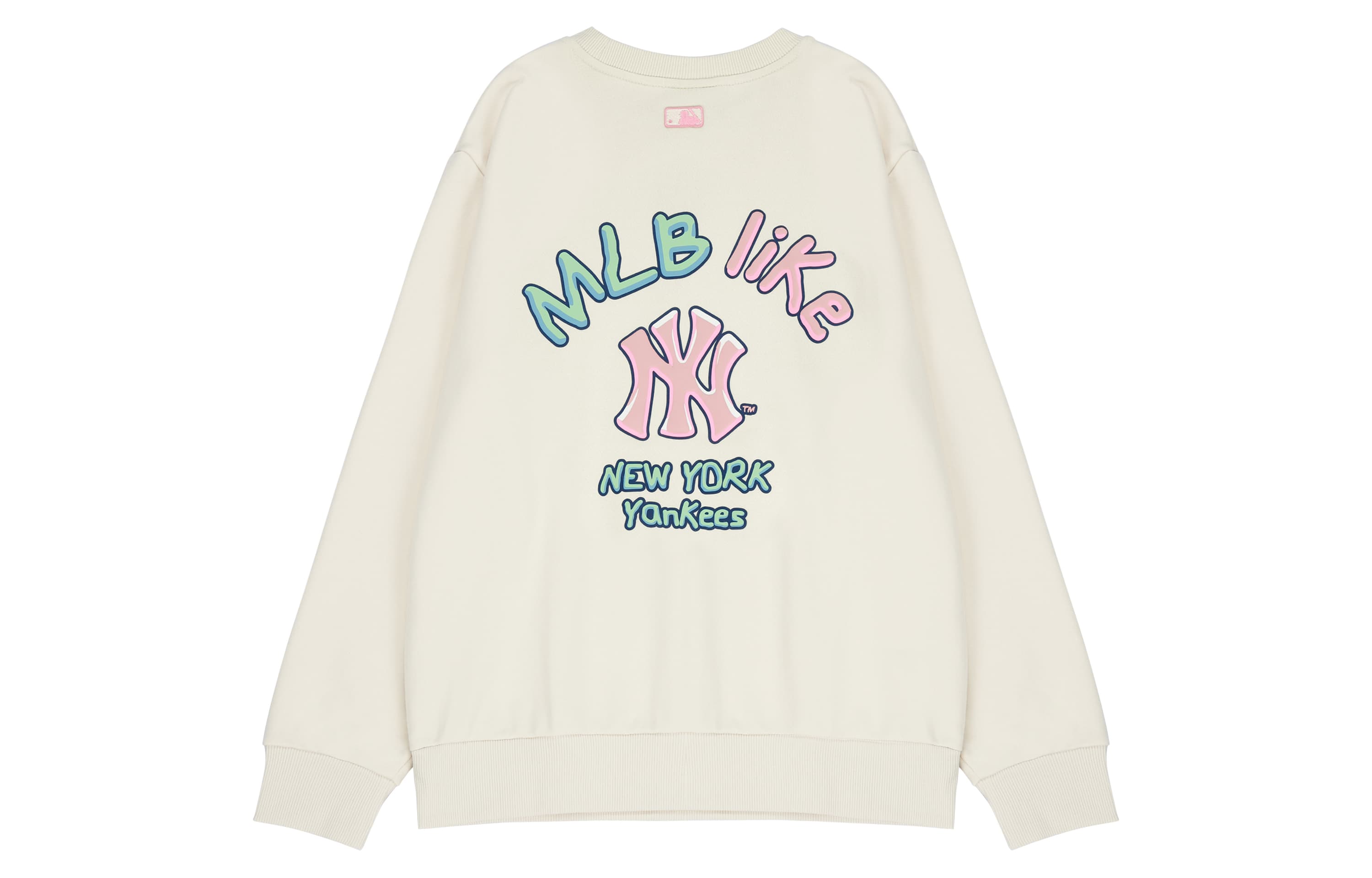 MLB Sweatshirt Winter Unisex Cream