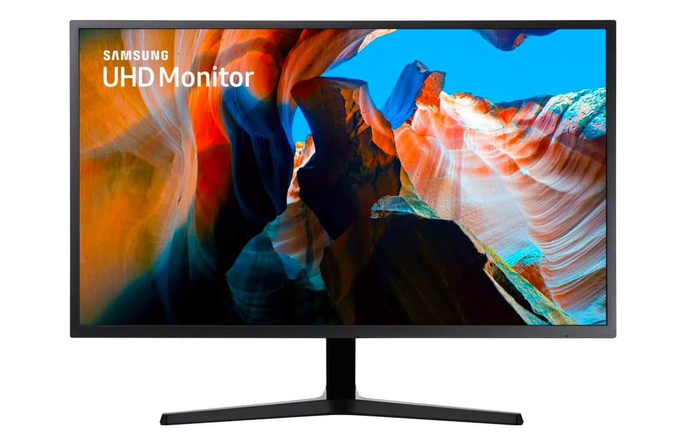SAMSUNG U32J592UQC Computer Monitor 32 Inches 4K HD, Dual Screen With 10 Billion Colors