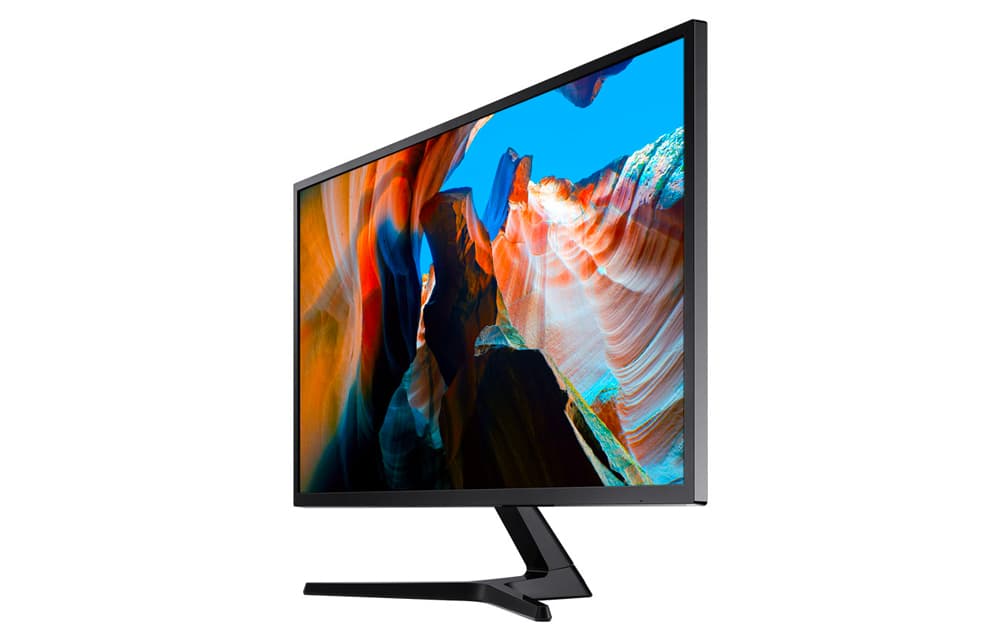 Компьютерный монитор SAMSUNG U32J592UQC, 32 дюйма, 4K HD, двойной экран, 10 миллиардов цветов