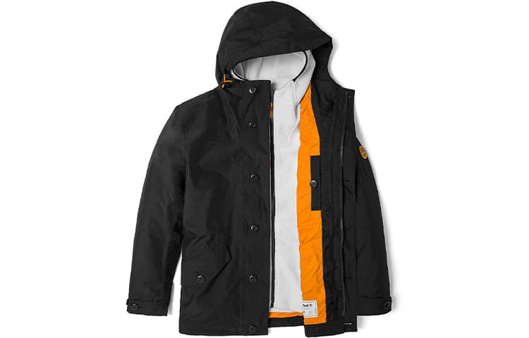 Мужские флисовые топы Timberland черные