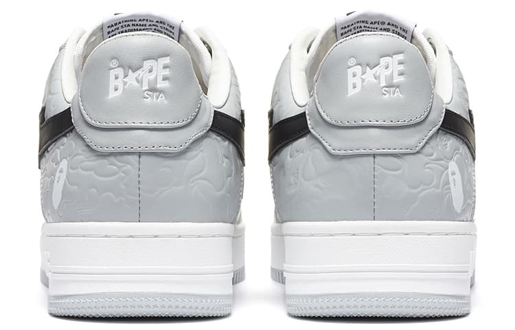 A BATHING APE Bape Sta Low Серый Черный