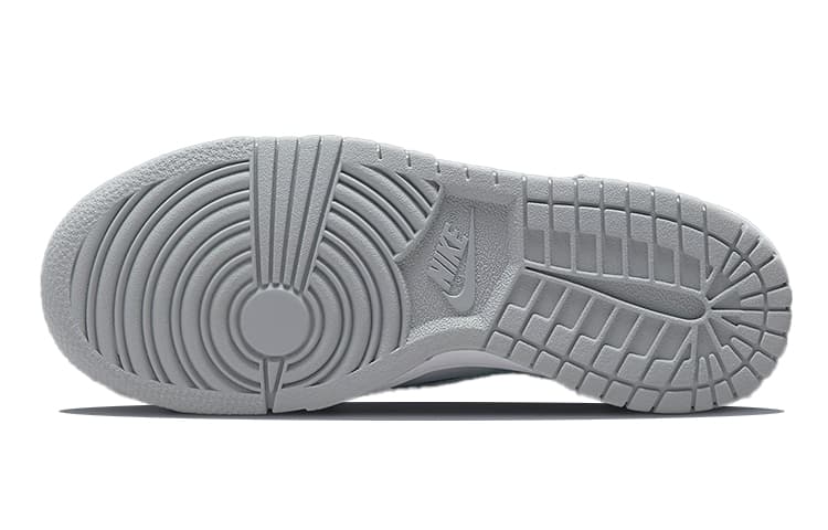 Двухцветные кроссовки Nike Dunk Low серого цвета GS