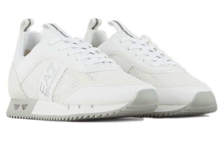 Кроссовки Ea7 EMPORIO ARMANI с полосками по бокам на шнуровке