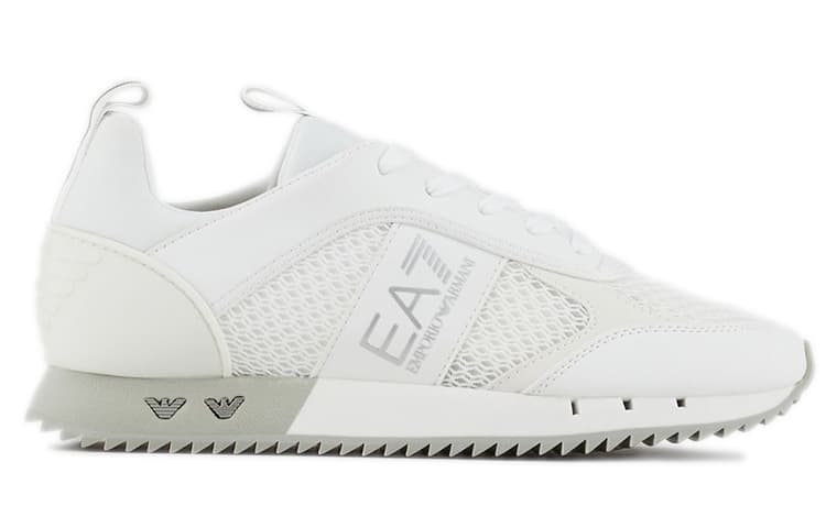 Кроссовки Ea7 EMPORIO ARMANI с полосками по бокам на шнуровке