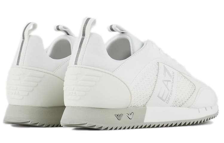 Кроссовки Ea7 EMPORIO ARMANI с полосками по бокам на шнуровке