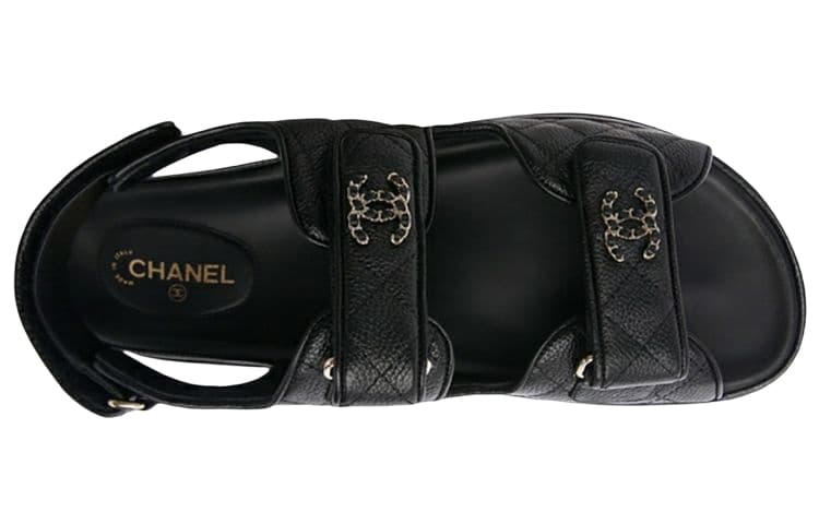 CHANEL Женские сандалии "Черные" Женские
