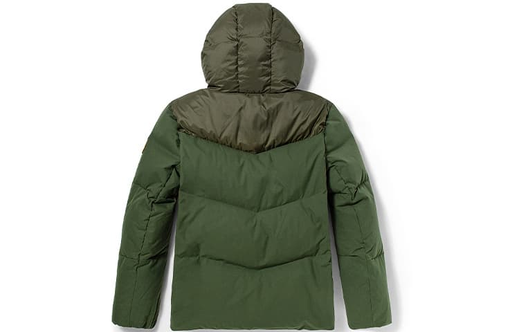 Мужской пуховик Timberland Зеленый Чемодан