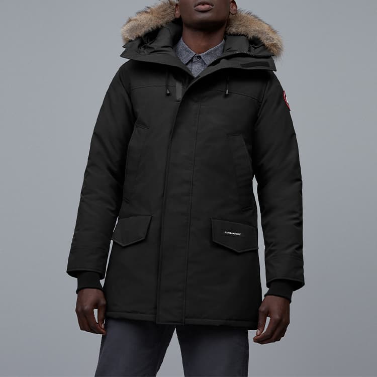 Пуховик Canada Goose Langford Series, парка, зимнее мужское черное пальто