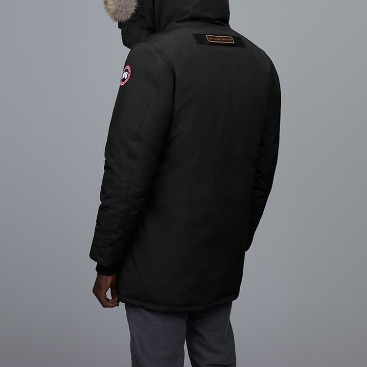 Пуховик Canada Goose Langford Series, парка, зимнее мужское черное пальто