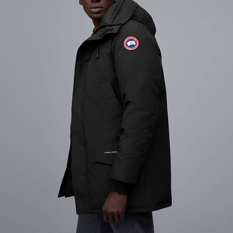 Пуховик Canada Goose Langford Series, парка, зимнее мужское черное пальто
