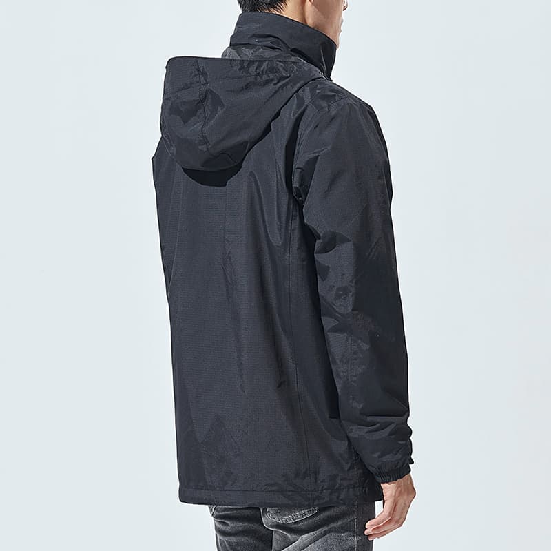 Мужская водонепроницаемая, ветрозащитная, термосухая, быстросохнущая ветровка Columbia для походов, черная
