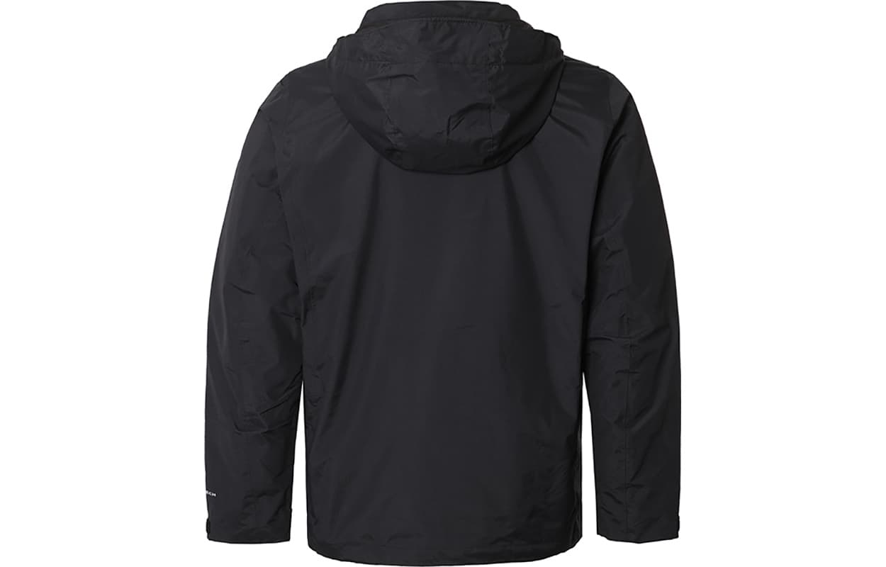 Мужская водонепроницаемая, ветрозащитная, термосухая, быстросохнущая ветровка Columbia для походов, черная