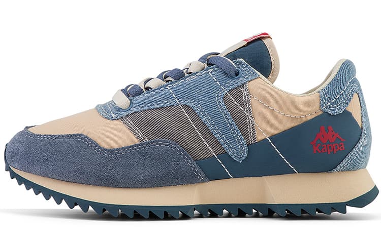 Kappa Anti-Slip Wear-Resistant Low-Top Casual Shoes Unisex Light Yellow Umber