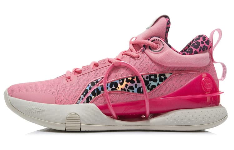 LiNing Speed 8 Premium Cushioning Anti Slip And Wear Resistant Coverage Low Top Basketball Shoes Men's Geranium Pink