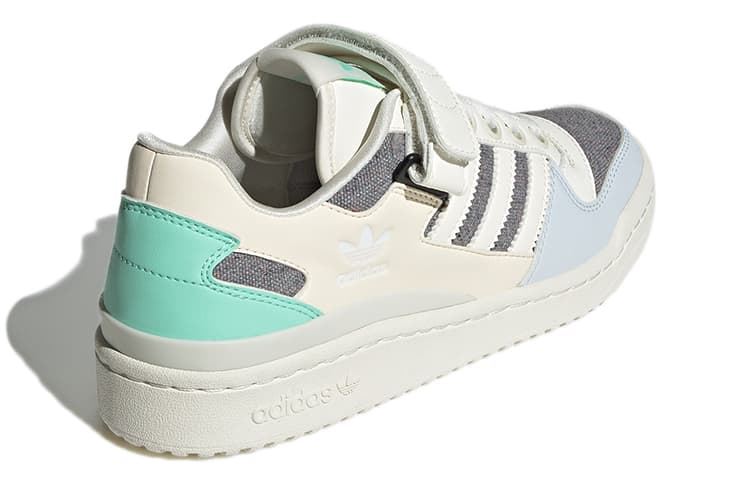 Adidas Forum Low Off White Easy Green Женские кроссовки