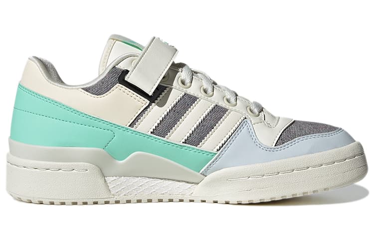 Adidas Forum Low Off White Easy Green Женские кроссовки
