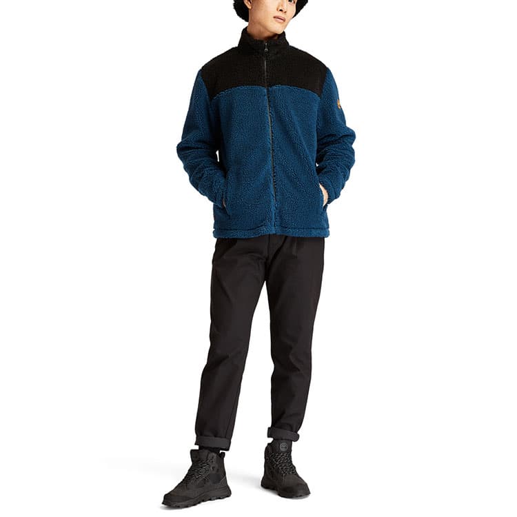 Timberland Velvet Куртки Мужские Среднего Синего цвета