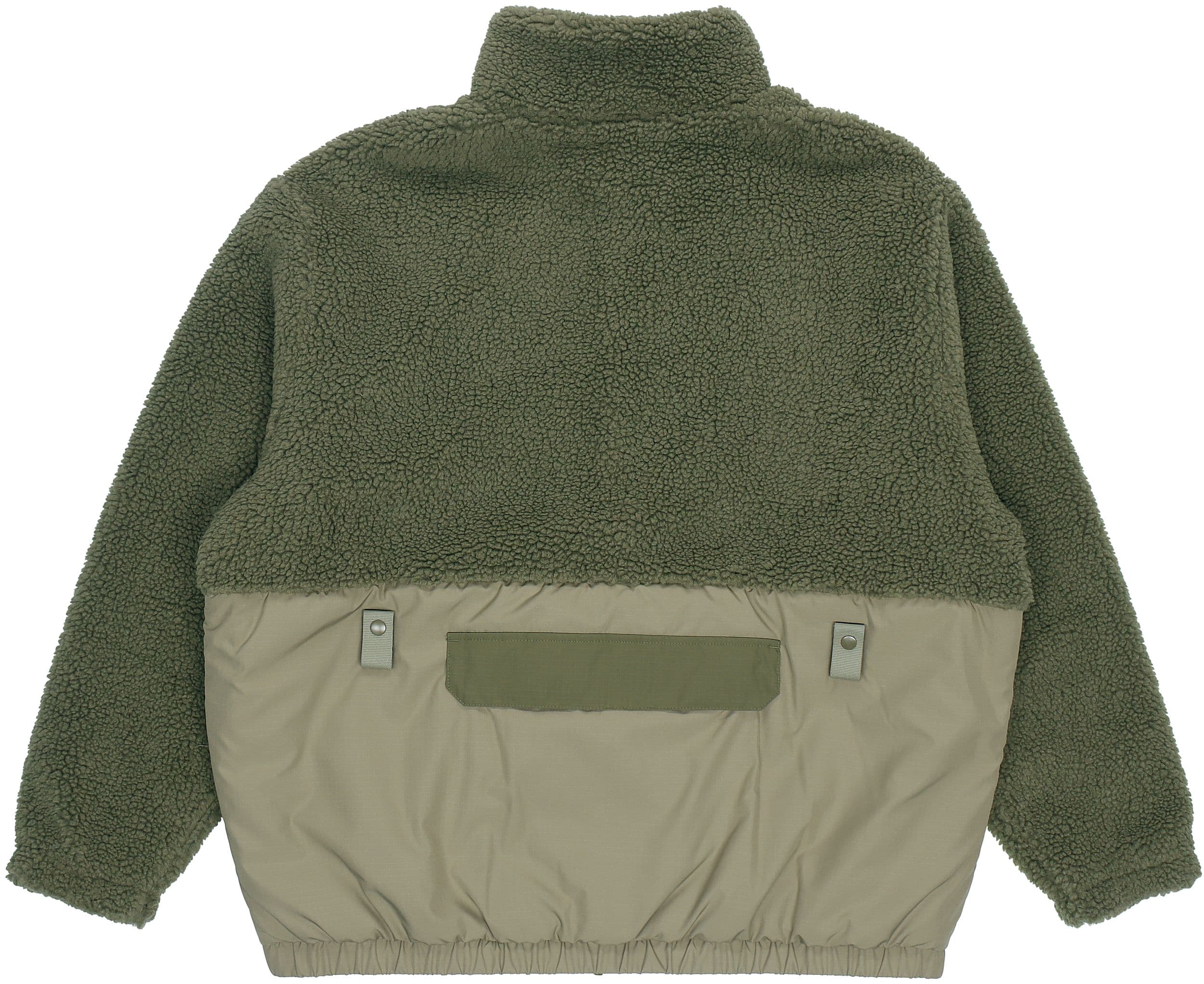 Куртка мужская шерпа Adidas Originals зеленая