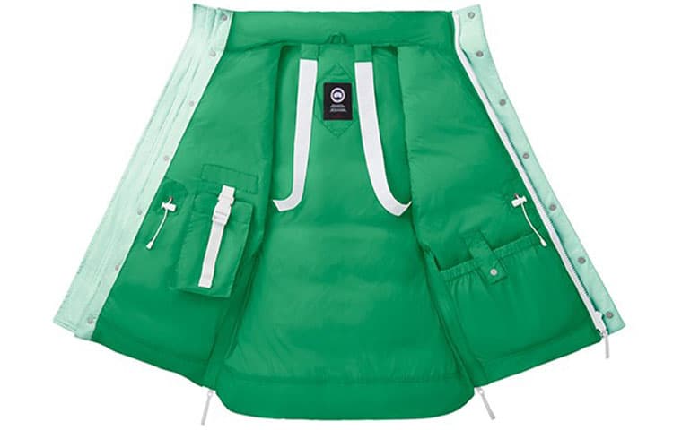 Пуховый жилет Canada Goose X ray Series унисекс, галогеновый, зеленый