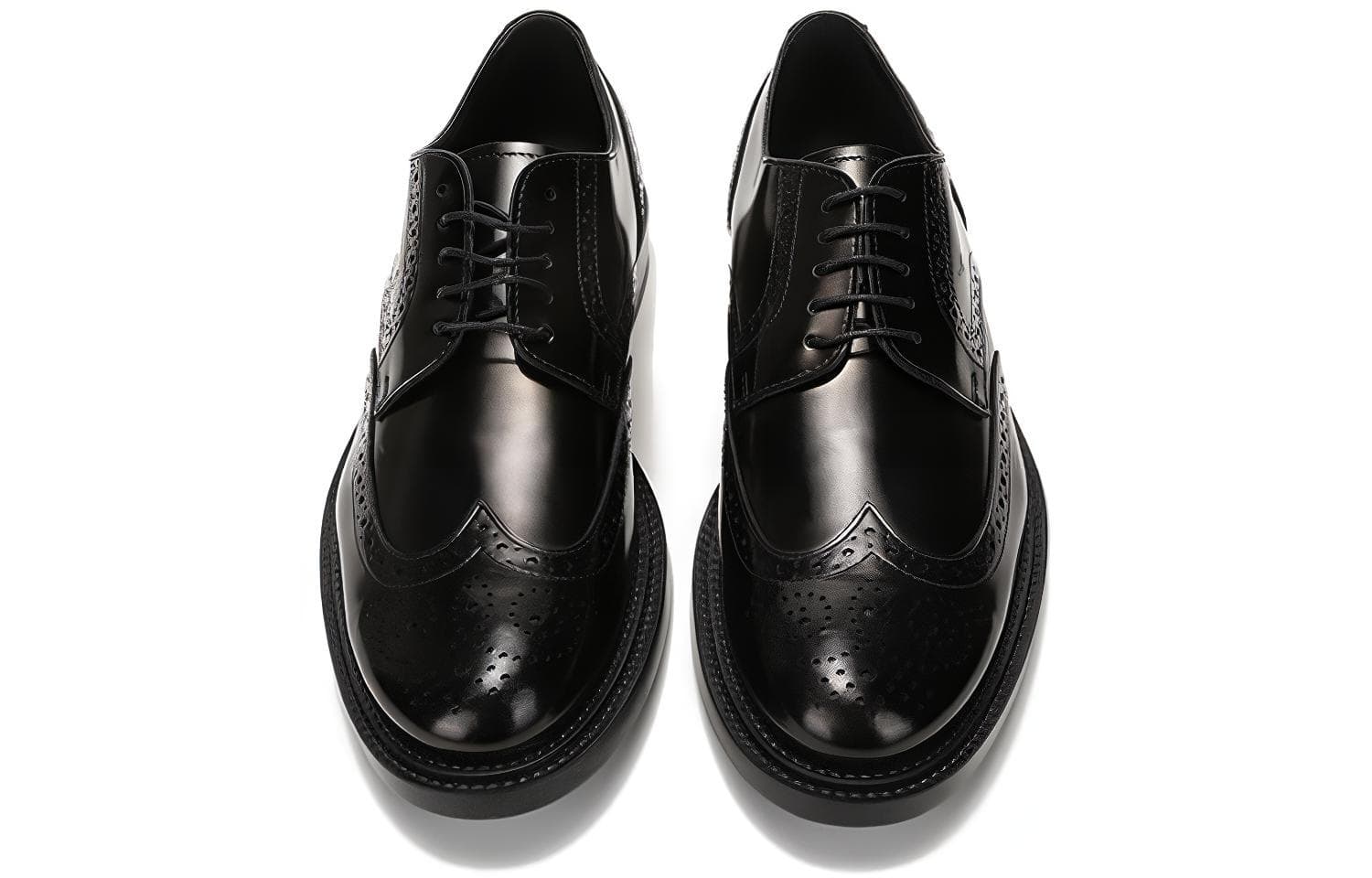 TOD'S Блестящие броги на шнуровке