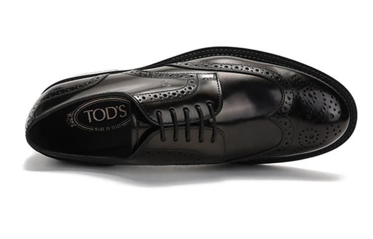 TOD'S Блестящие броги на шнуровке