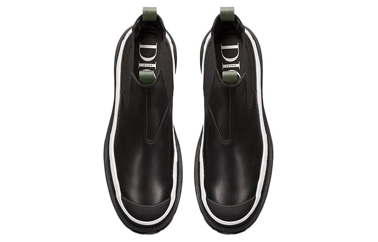 Мужские ботинки челси до щиколотки Sacai x DIOR, черные