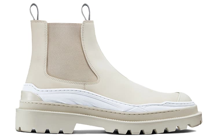 Мужские ботинки челси Sacai x DIOR Explorer и Sacai цвета экрю