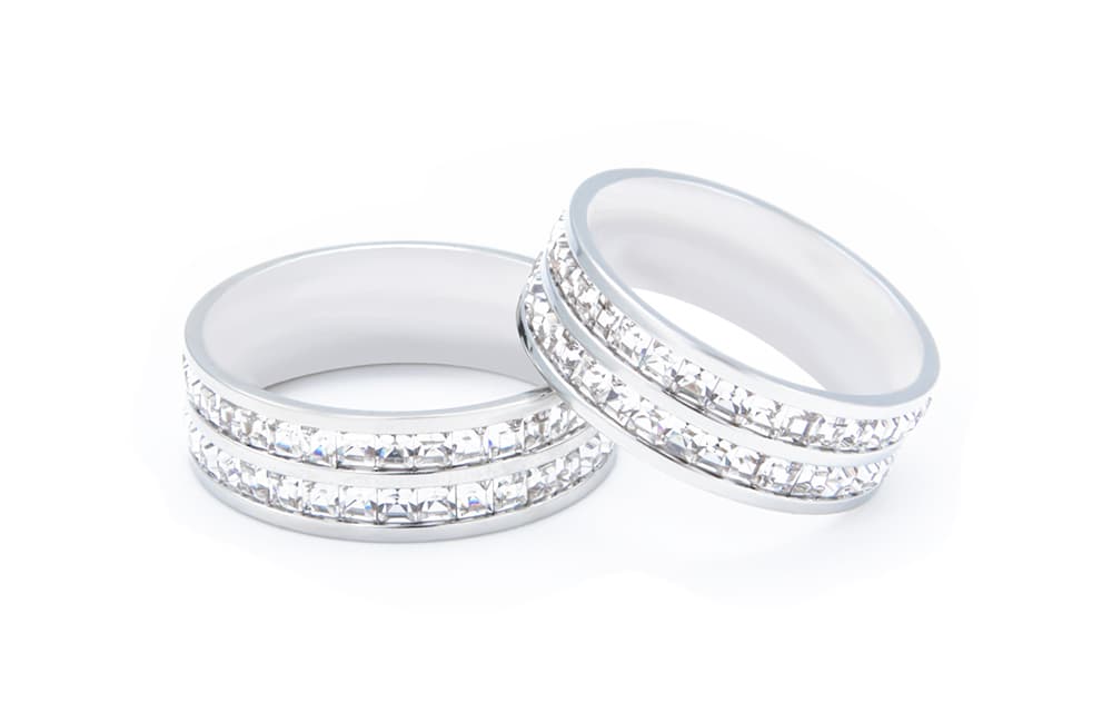 Кольца Cooraree из титановой стали унисекс