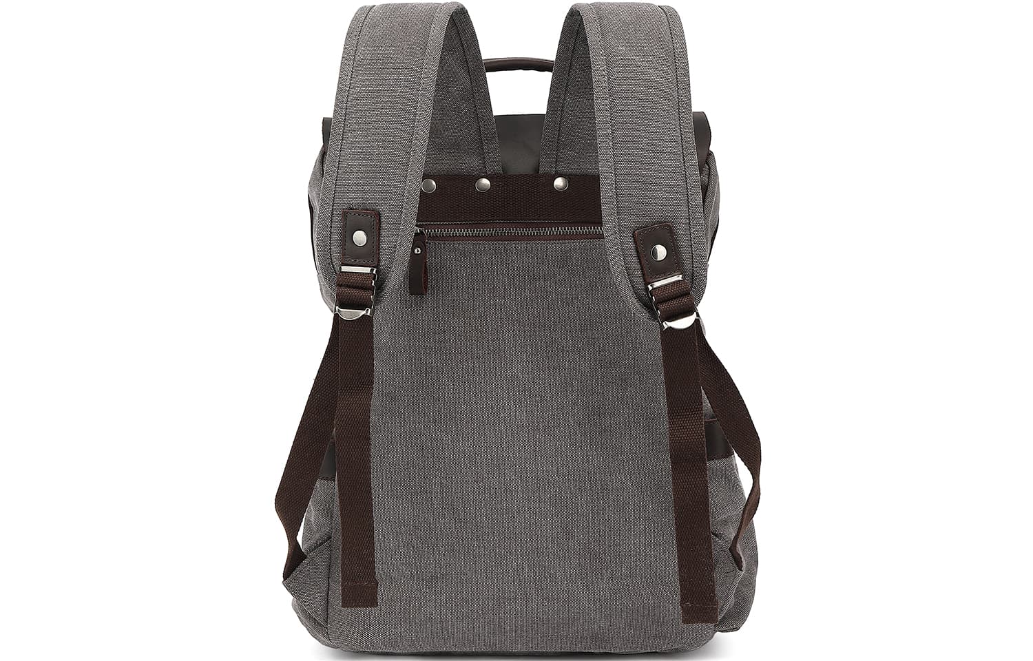 Рюкзак Slazenger из натуральной коровьей кожи с холщовым верхом, обычный, многоцветный, унисекс