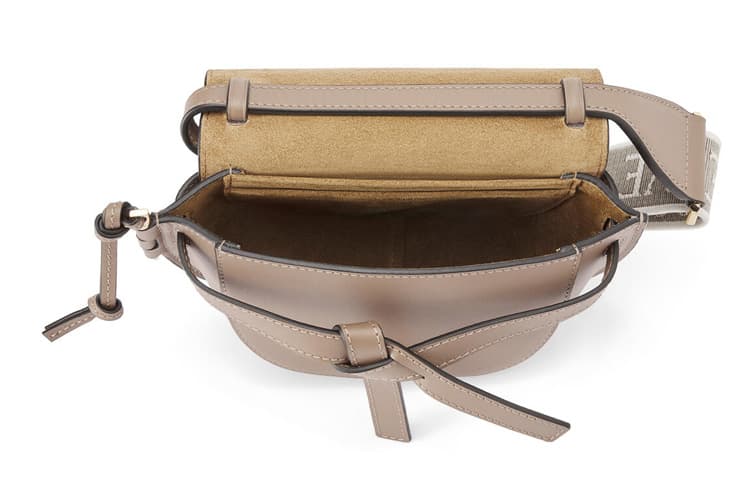 Женская седельная сумка LOEWE Gate из мягкой коровьей кожи, сумка с бантом, сумка через плечо, мини-сумка через плечо, песочного цвета