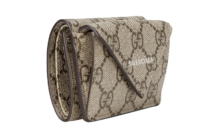 Холщовый кошелек GUCCI унисекс, черное дерево