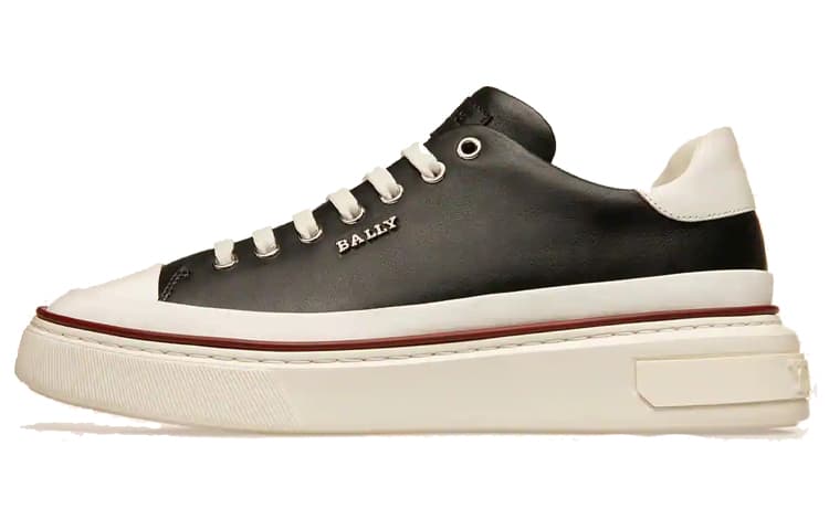 BALLY Low top Stylish Skateboarding Shoes Men's Black