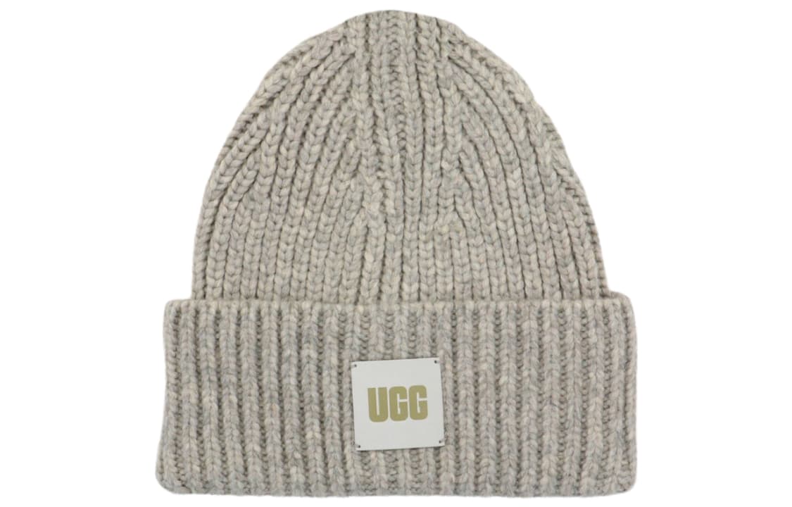 UGG Logo patch Ribbed knit Beanie