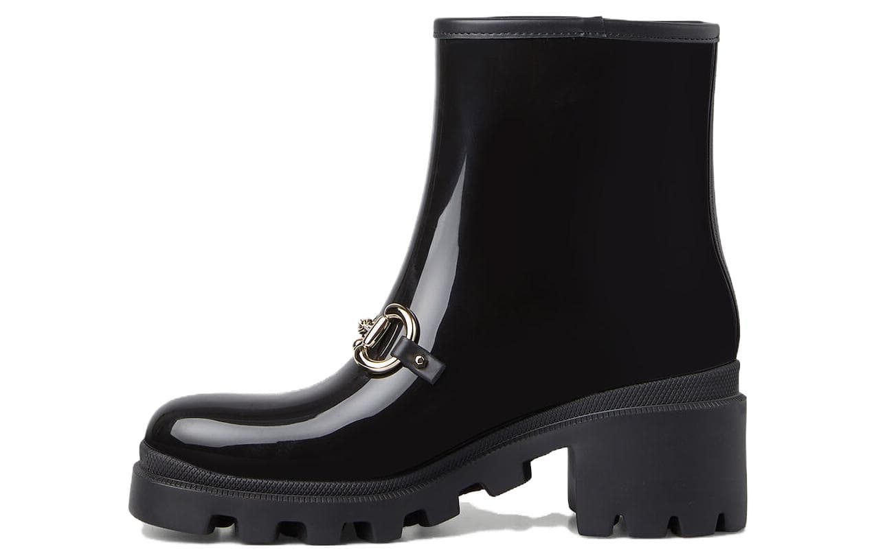 GUCCI Horsebit Women's Ankle Boots Black