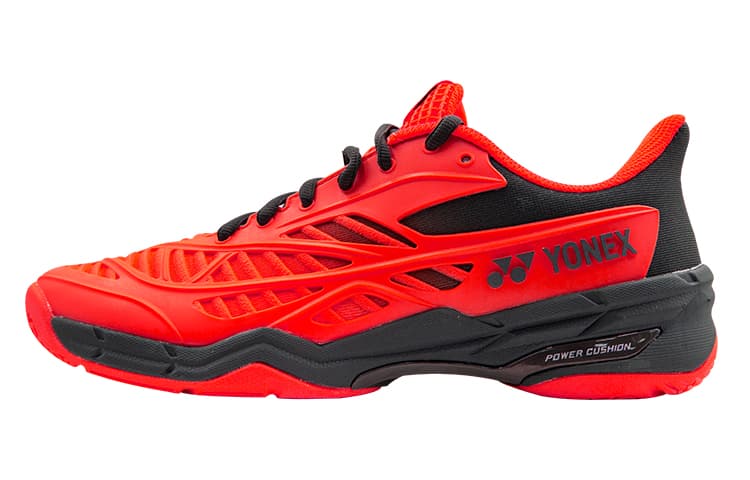 YONEX Power Cushion Low-Top Badminton Shoes Unisex Bright Red