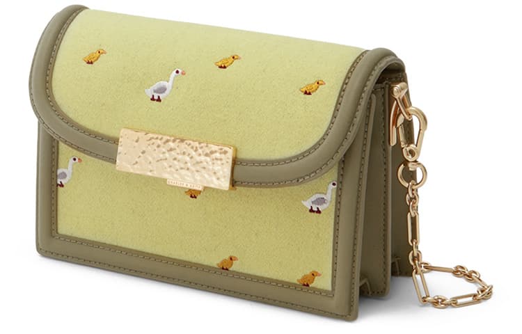 CHARLES&KEITH PU Маленькая квадратная сумка Сумка на плечо Маленькая женская многоцветная