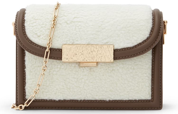 CHARLES&KEITH PU Small Square Bag Shoulder Bag Small Women's Multicolor