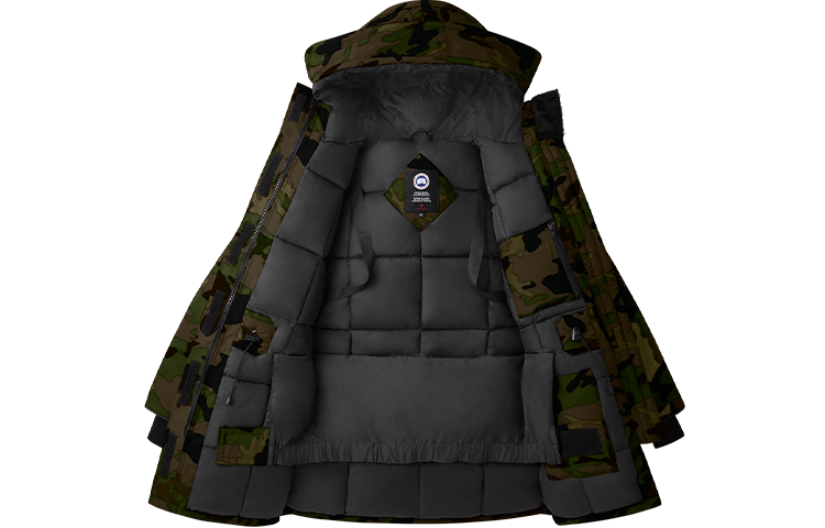 Пуховик Canada Goose Expedition Series FW21, куртка-парка, женское камуфляжное пальто