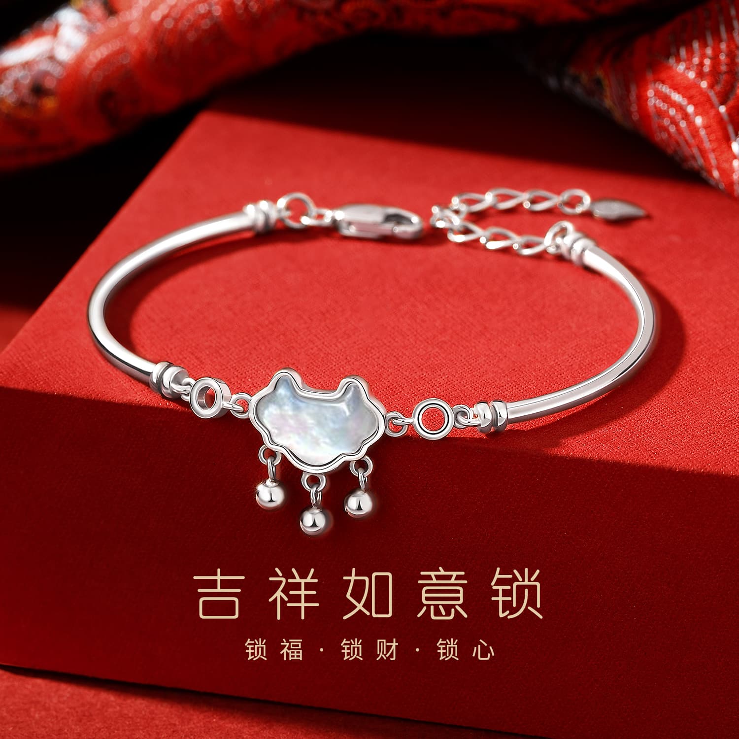 STYLEJING Женские браслеты из перламутра 925 пробы из стерлингового серебра