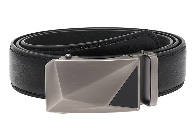 FREE RABBITⅡ Ремень с автоматической пряжкой с 3D-эффектом, деловой модный мужской ремень, черный